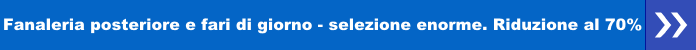 Fanaleria posteriore e fari di giorno - selezione enorme