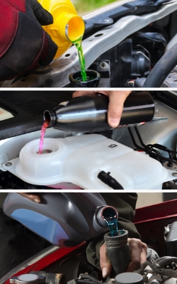Liquido refrigerante, di che colore