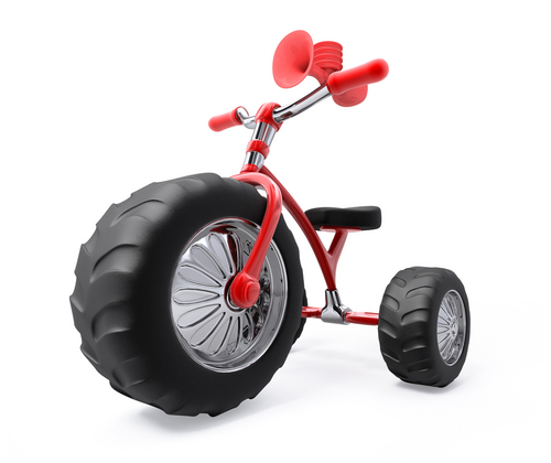 le bici da bambini sul portabici per auto