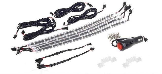 illuminazione vano piedi a LED kit completo