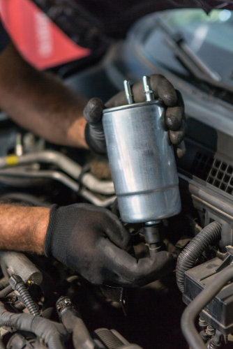 Rimuovere il filtro del carburante