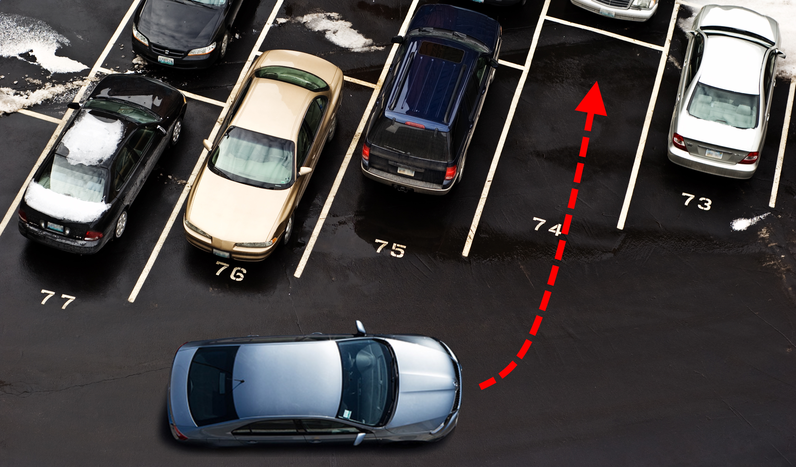 Il parcheggio in avanti