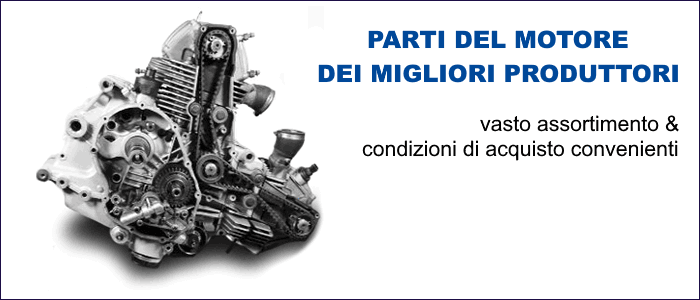 Negozio online di parti del motore